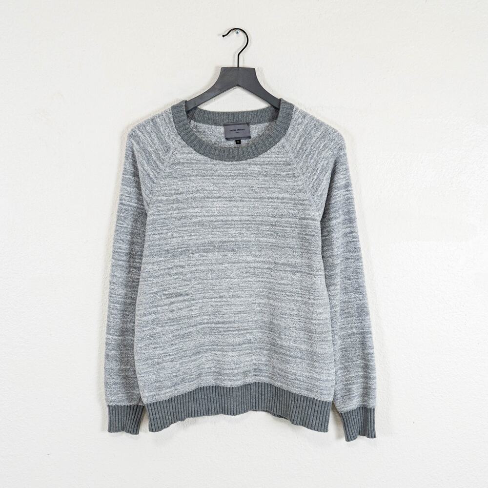 United Arrows Tokyo Gray Marled Crewneck Sweater size Medium